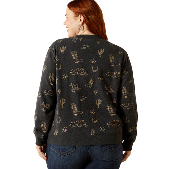Ariat - Women's Essential Crew Sweatshirt Black Heather