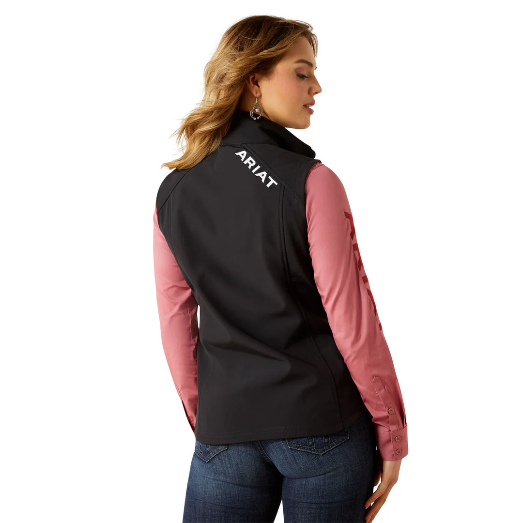 Ariat - Women's Logo Softshell Vest Black