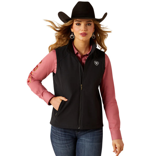 Ariat - Women's Logo Softshell Vest Black
