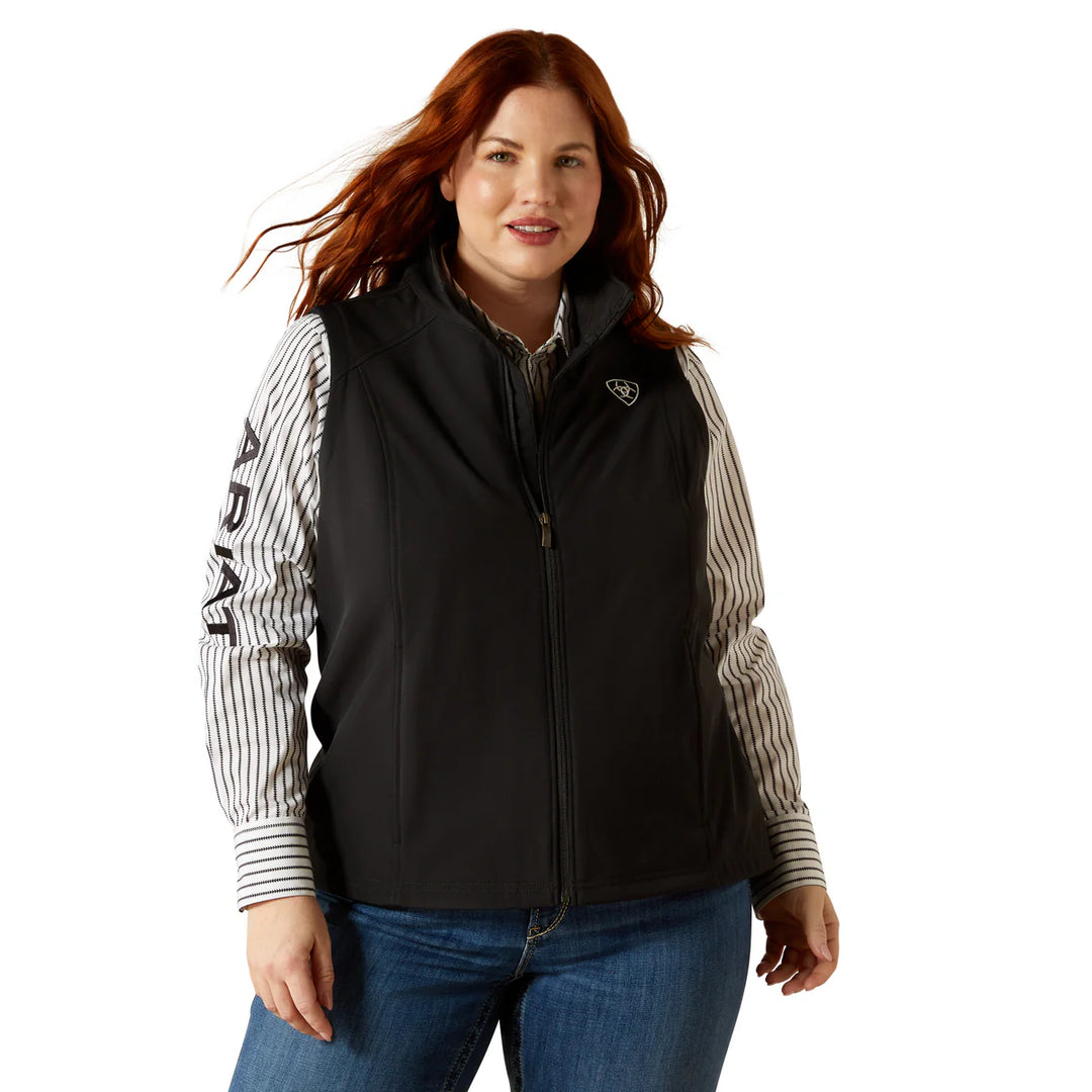 Ariat - Women's Logo Softshell Vest Black