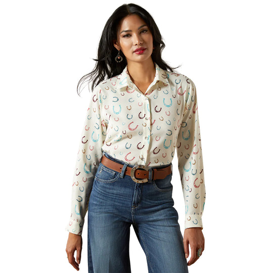 Ariat - Women's Homestyle LS Shirt Western Luck