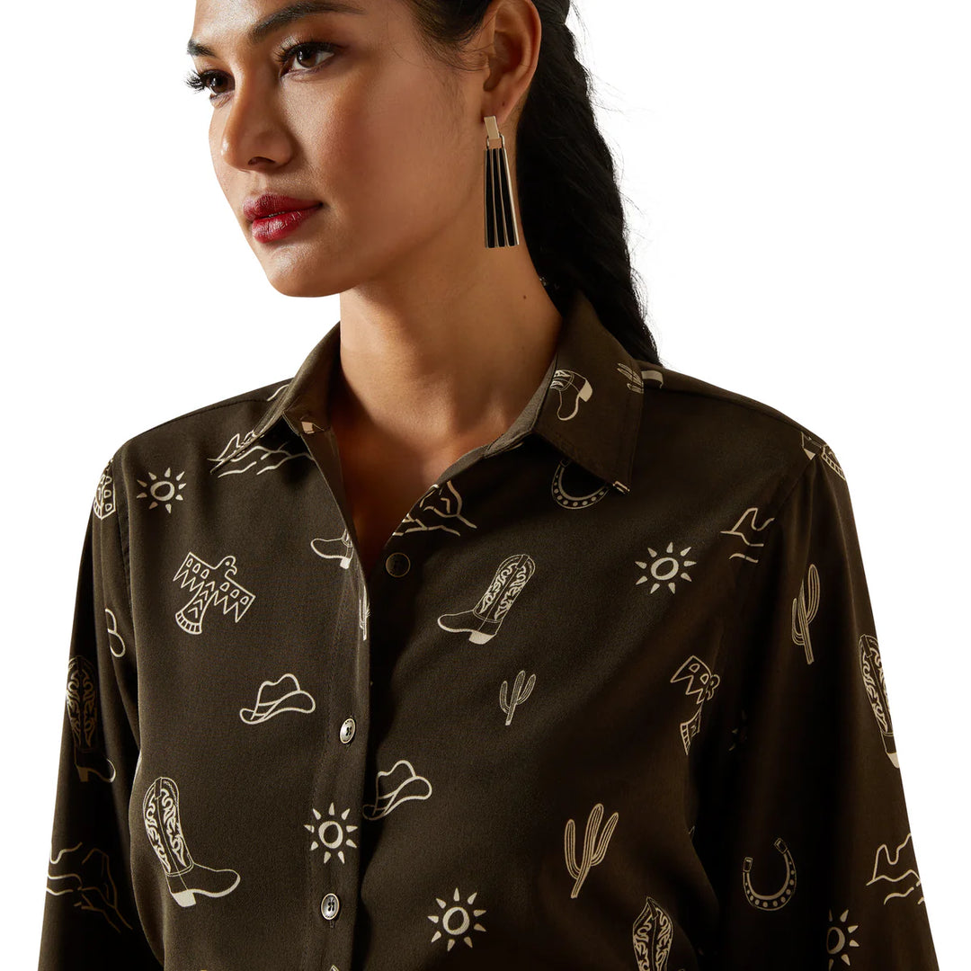Ariat - Women's Homestyle LS Shirt Layla Print