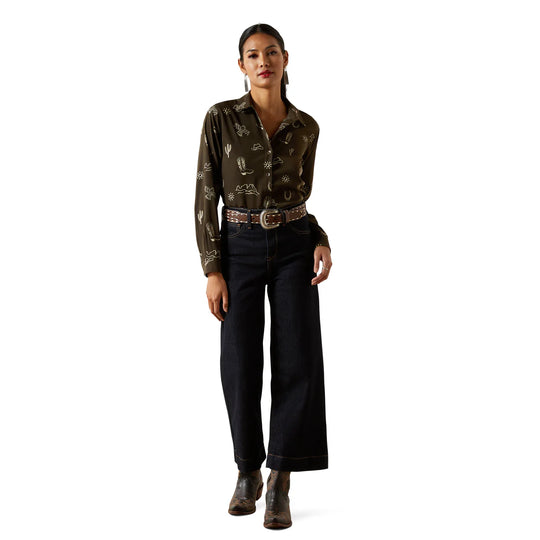 Ariat - Women's Homestyle LS Shirt Layla Print