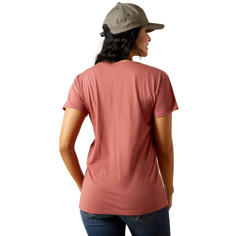 Ariat - Women's Red Clay SW Logo Landscape T-Shirt