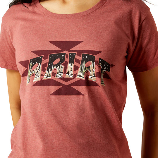 Ariat - Women's Red Clay SW Logo Landscape T-Shirt