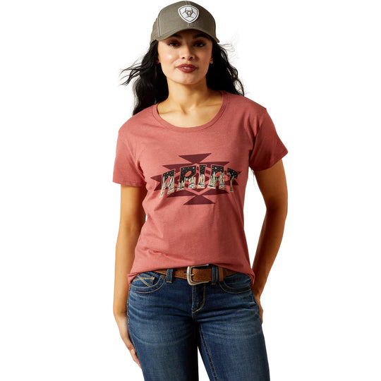 Ariat - Women's Red Clay SW Logo Landscape T-Shirt