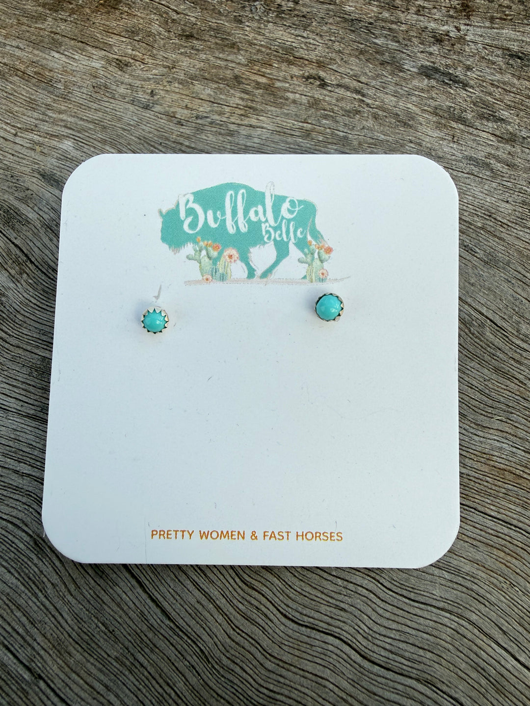 Buffalo Belle - Guthrie Genuine Turquoise Studs