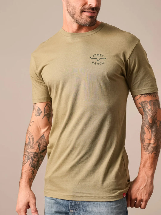 Kimes Ranch - Men's Flying High T-Shirt Light Olive