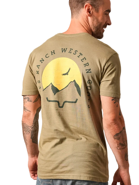 Kimes Ranch - Men's Flying High T-Shirt Light Olive