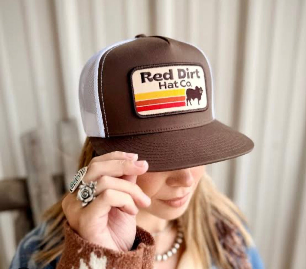 Red Dirt - Pancho Brown White Cap