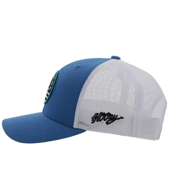 Resistol - Blue & White Snapback Trucker OSFA