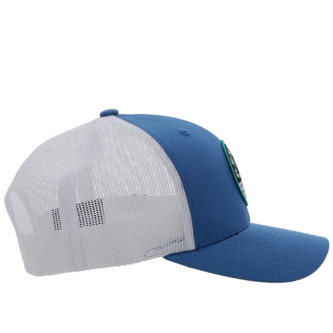 Resistol - Blue & White Snapback Trucker OSFA