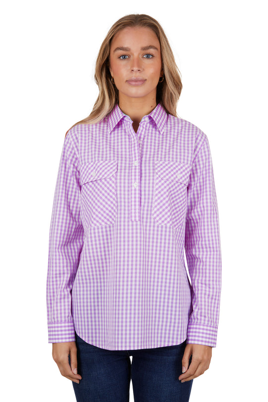 Hardslog - Womens Ayla L/S Work Shirt