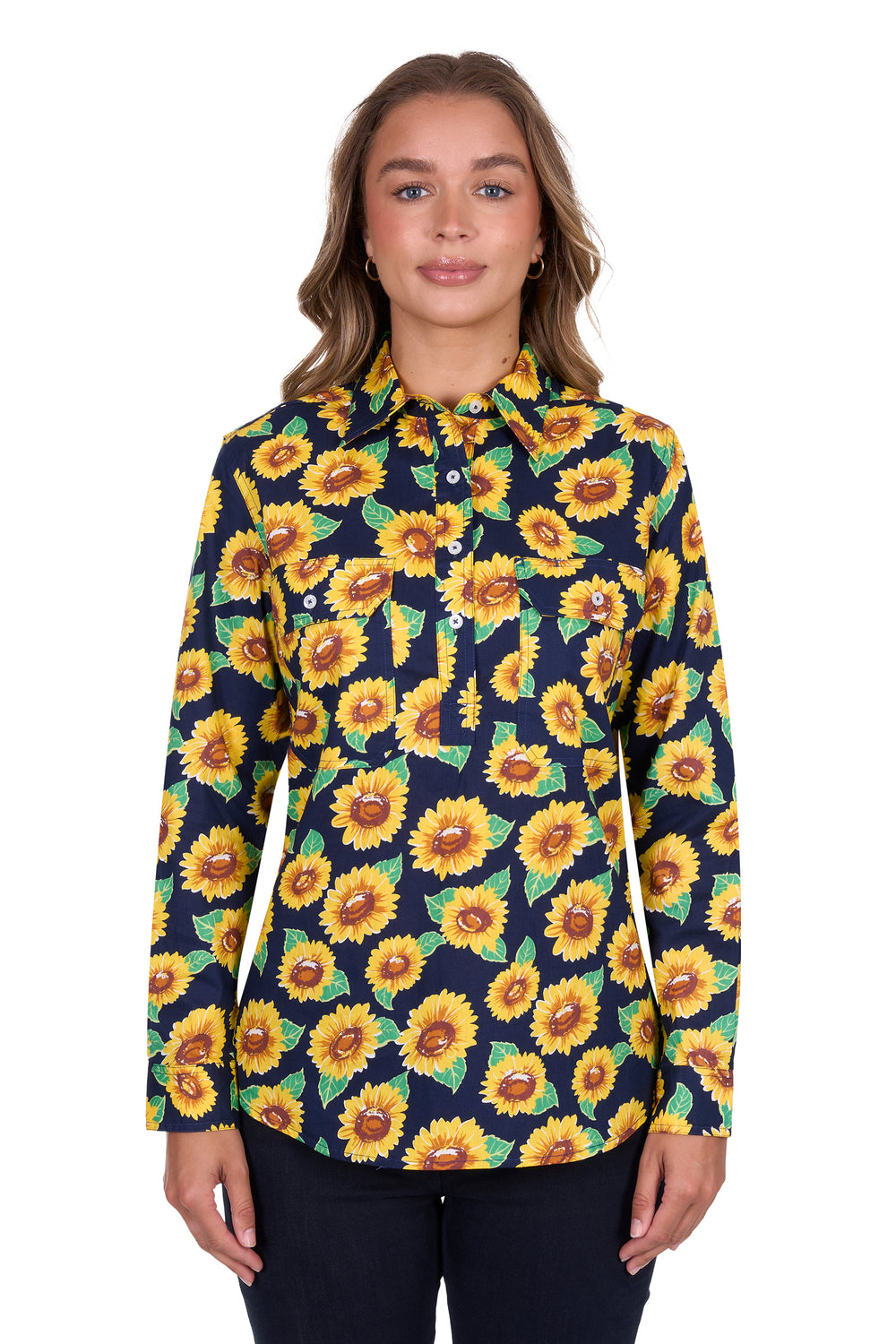 Hardslog - Womens Ally Sunflower Shirt