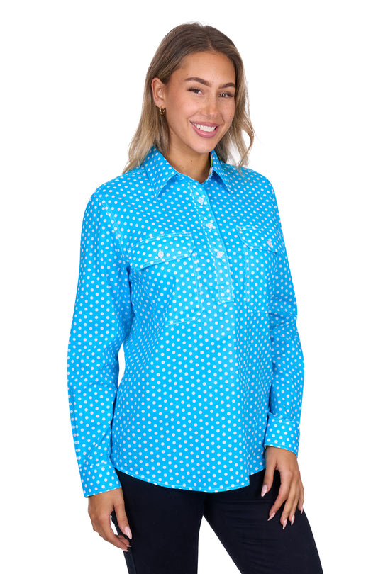 Hardslog - Womens Turquoise Sia Shirt