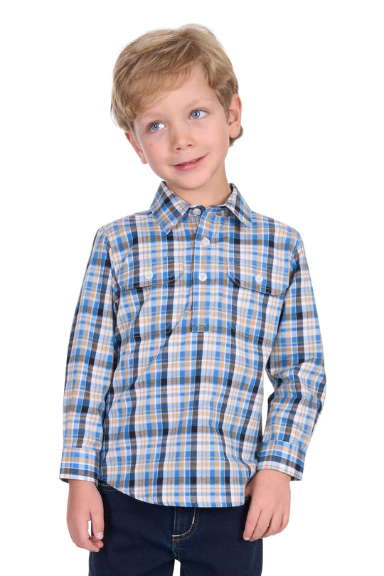 Hardslog - Boys Gibson Check Work Shirt