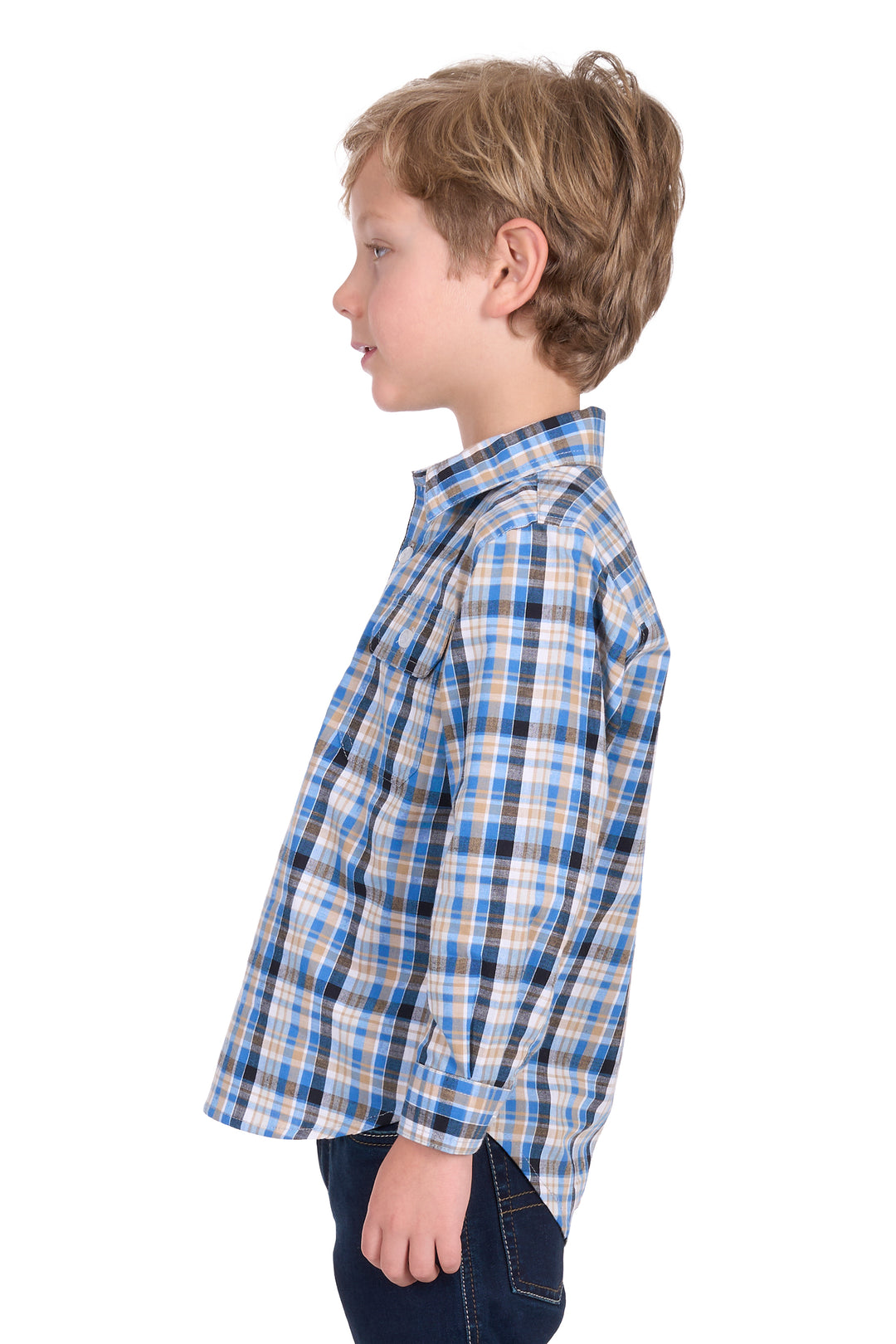 Hardslog - Boys Gibson Check Work Shirt