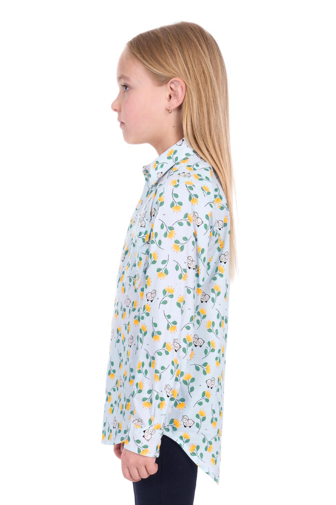 Hard Slog - Kid's Suzie 1/2 PLKT LS Shirt