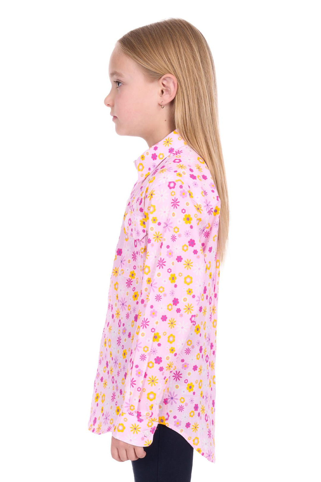 Hard Slog - Kid's Daisy 1/2 PLKT LS Shirt