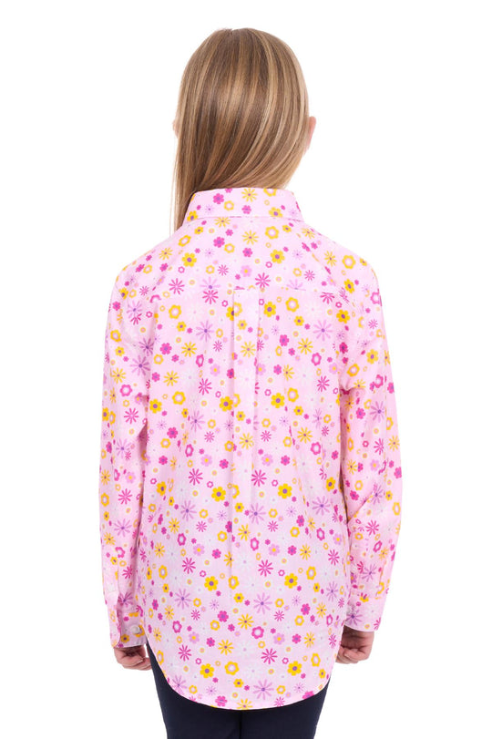 Hard Slog - Kid's Daisy 1/2 PLKT LS Shirt