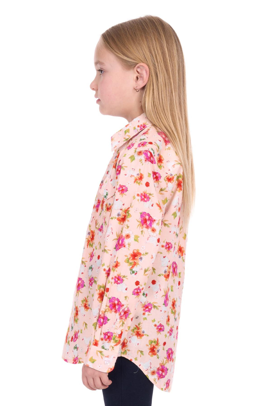 Hard Slog - Kid's Lily 1/2 PLKT LS Shirt