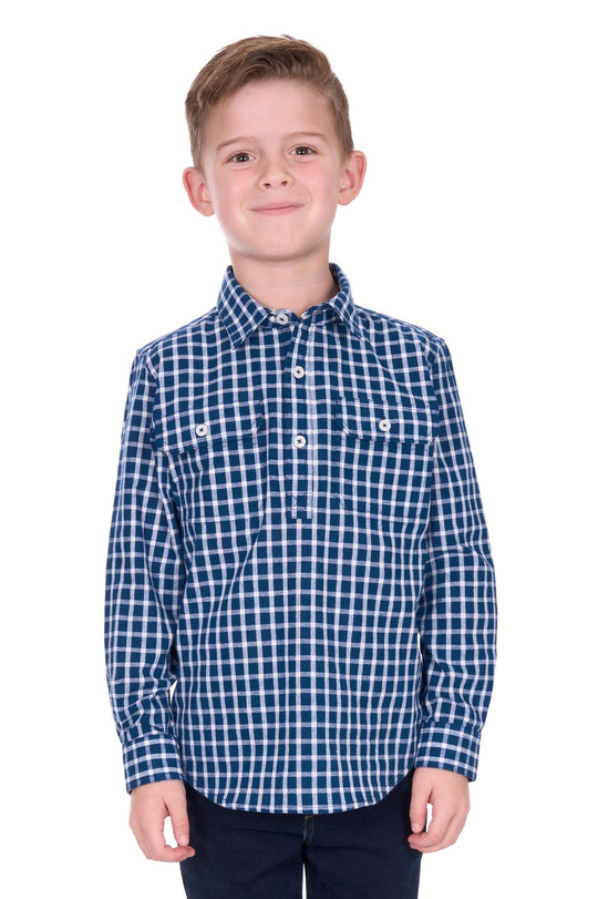 Hard Slog - Kid's Alden 1/2 PLKT LS Shirt