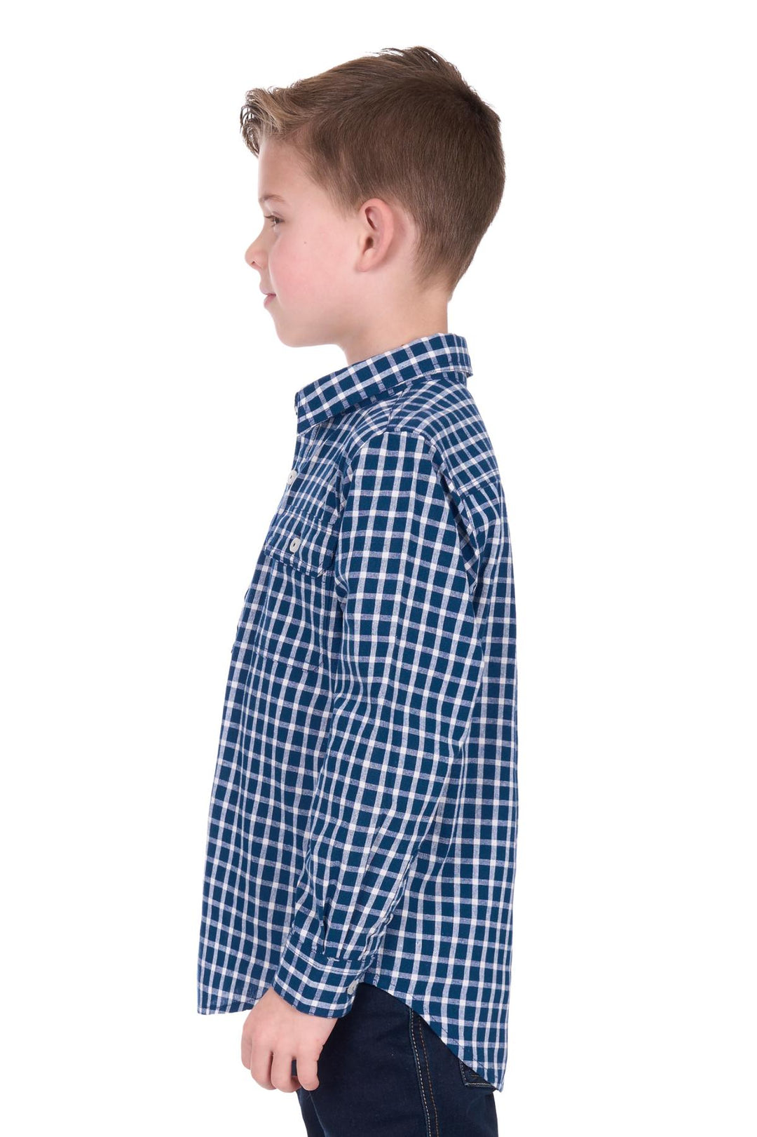 Hard Slog - Kid's Alden 1/2 PLKT LS Shirt