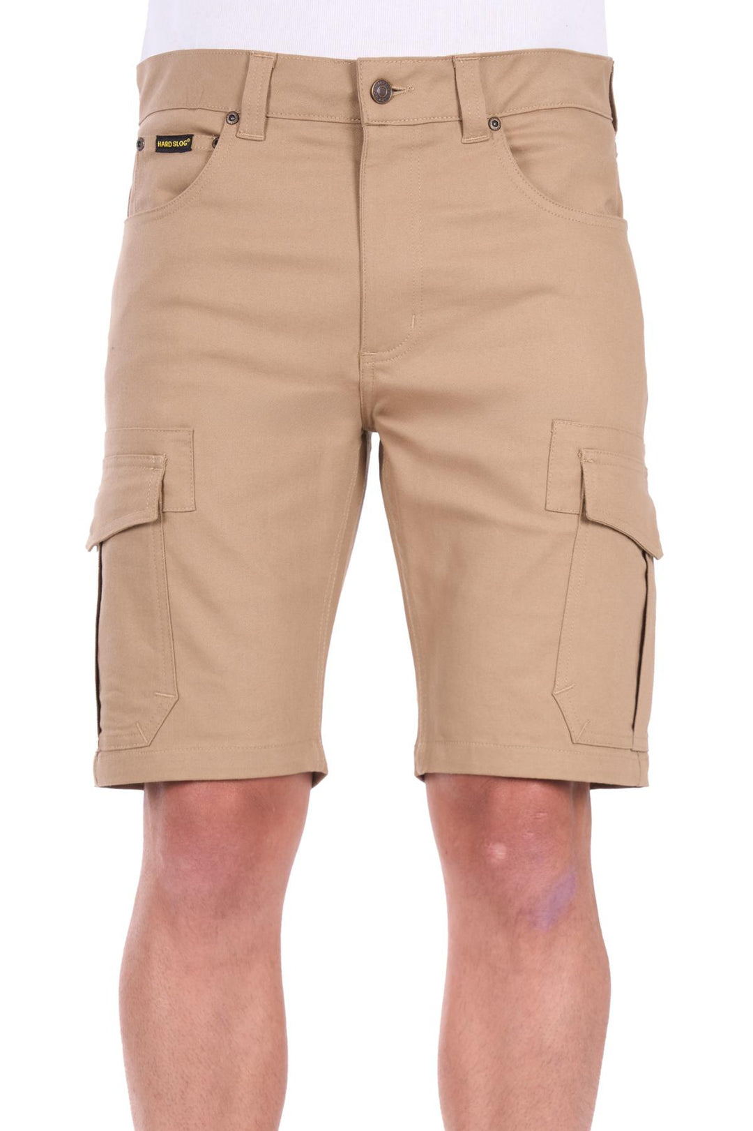 Hardslog - Mens Ben Sand Cargo Shorts