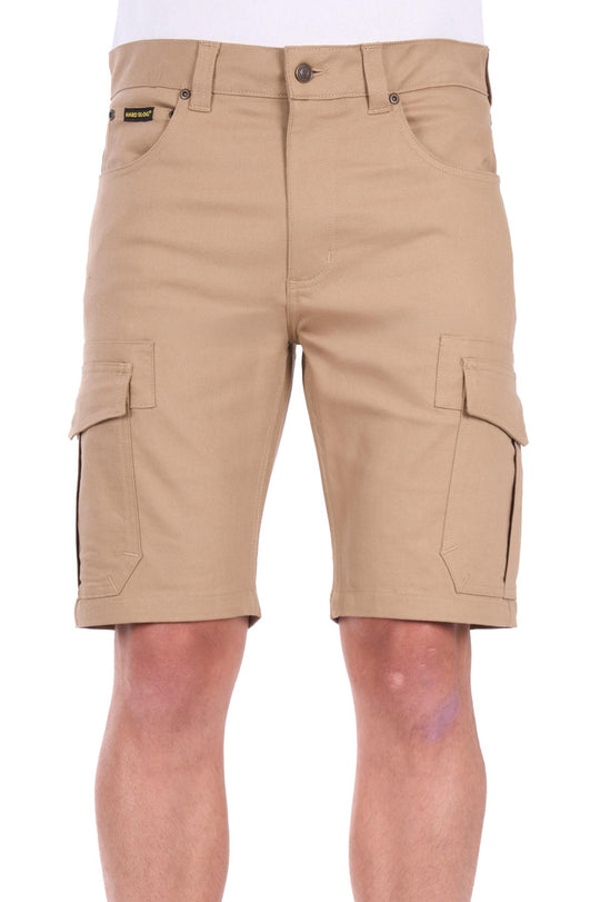 Hardslog - Mens Ben Sand Cargo Shorts
