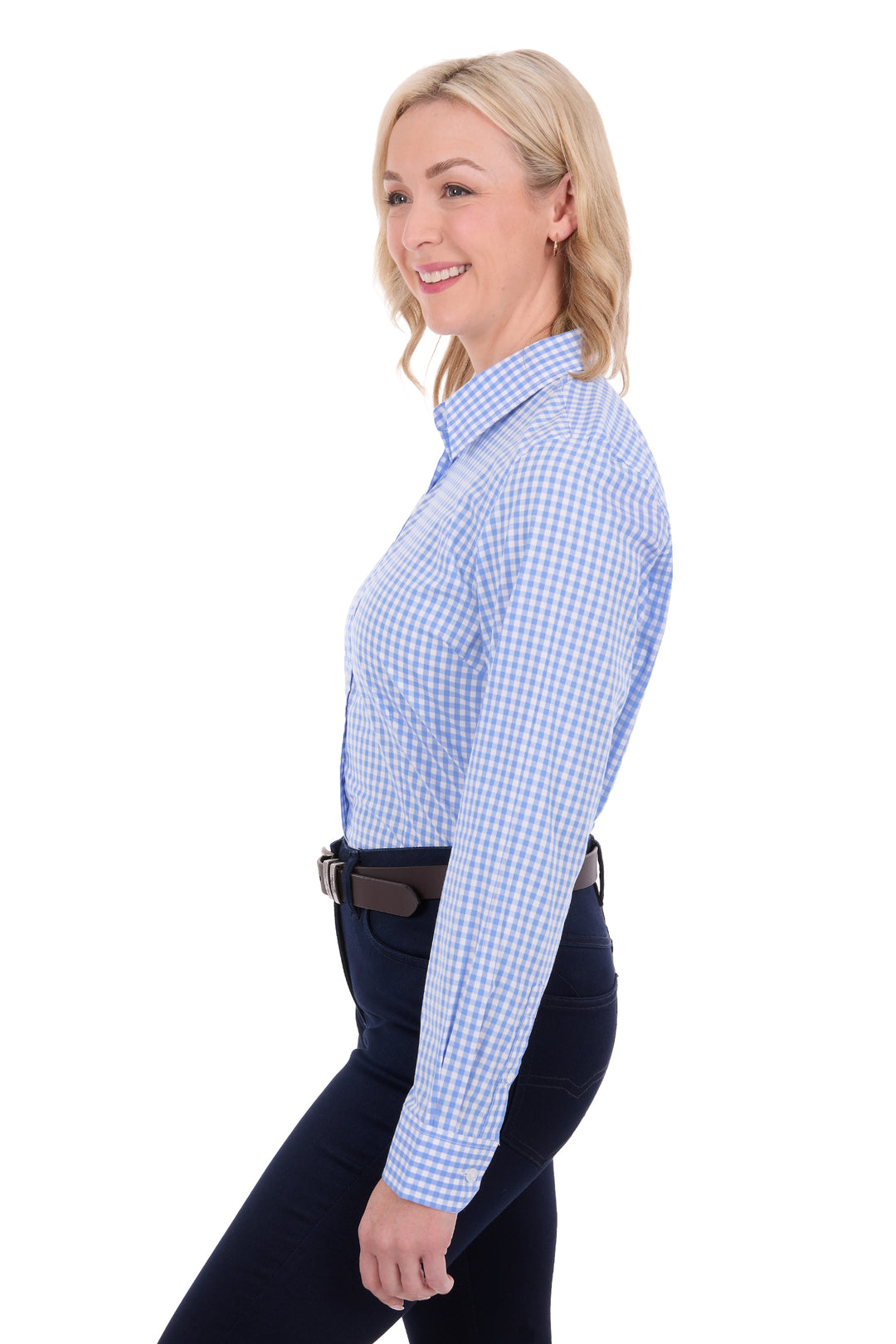Hardslog - Womens Taylor Blue Work Shirt