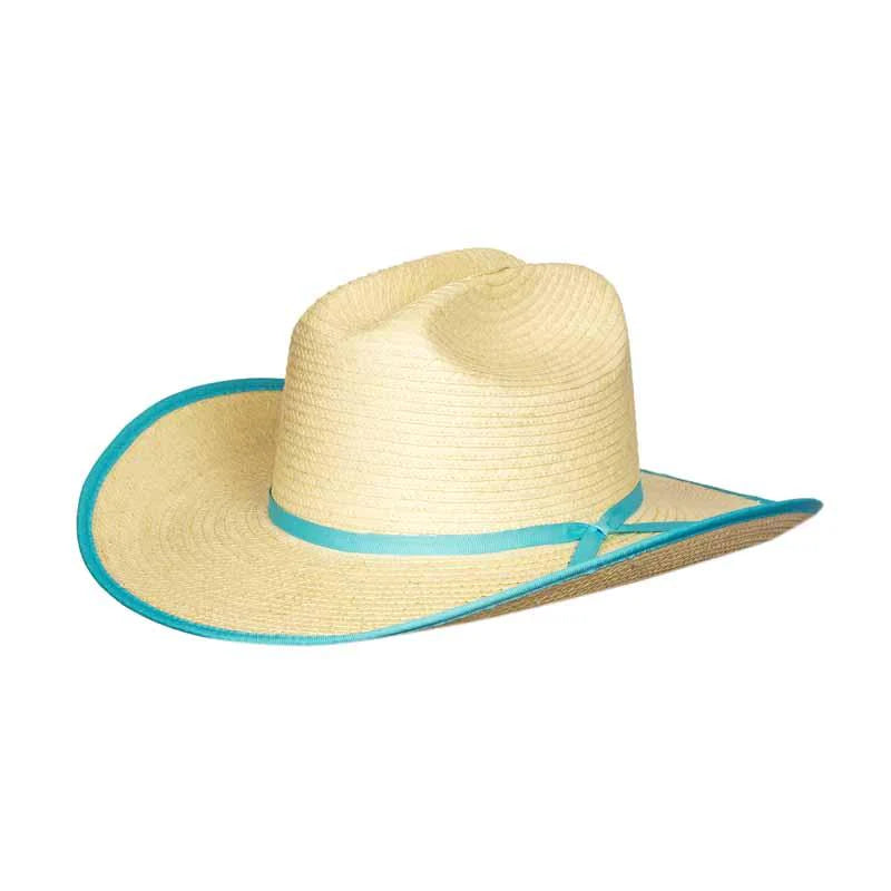 Sunbody - Kids Cattleman Turquoise Edge Hat
