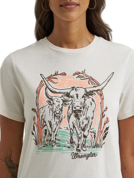 Wrangler - Womens Longhorn Lover Tee
