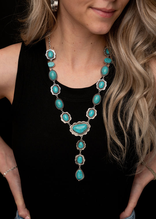 West & Co - Turquoise Lainey Necklace