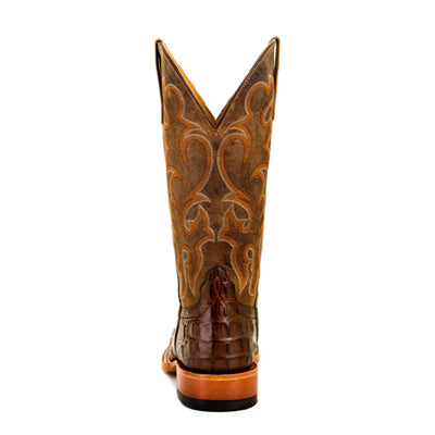 Horse Power - Mens Choc Nile Croc Print Boots