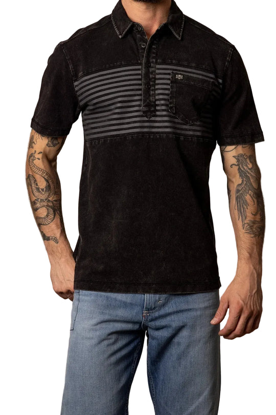 Kimes Ranch - Men's Holbrook Polo Black