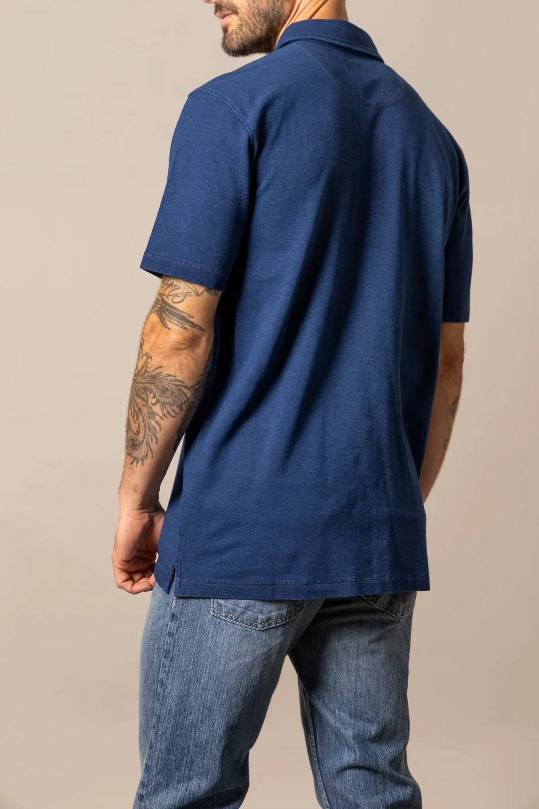 Kimes Ranch - Men's Holbrook Polo Indigo