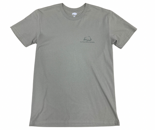 BBWS - Mens Smokey Green Buff Ringer Tee