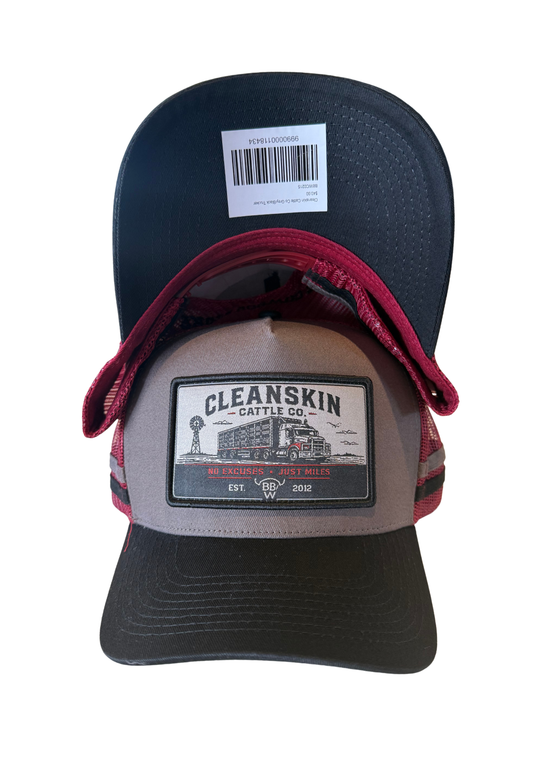 BBWS - Cleanskin Cattle Co Grey/Black Trucker Cap