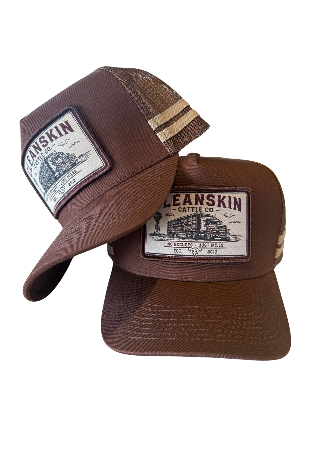 BBWS - Cleanskin Cattle Co Brown Trucker Cap