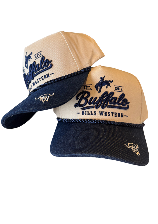 BBWS - Vintage Denim Bucker Full Fabric Cap
