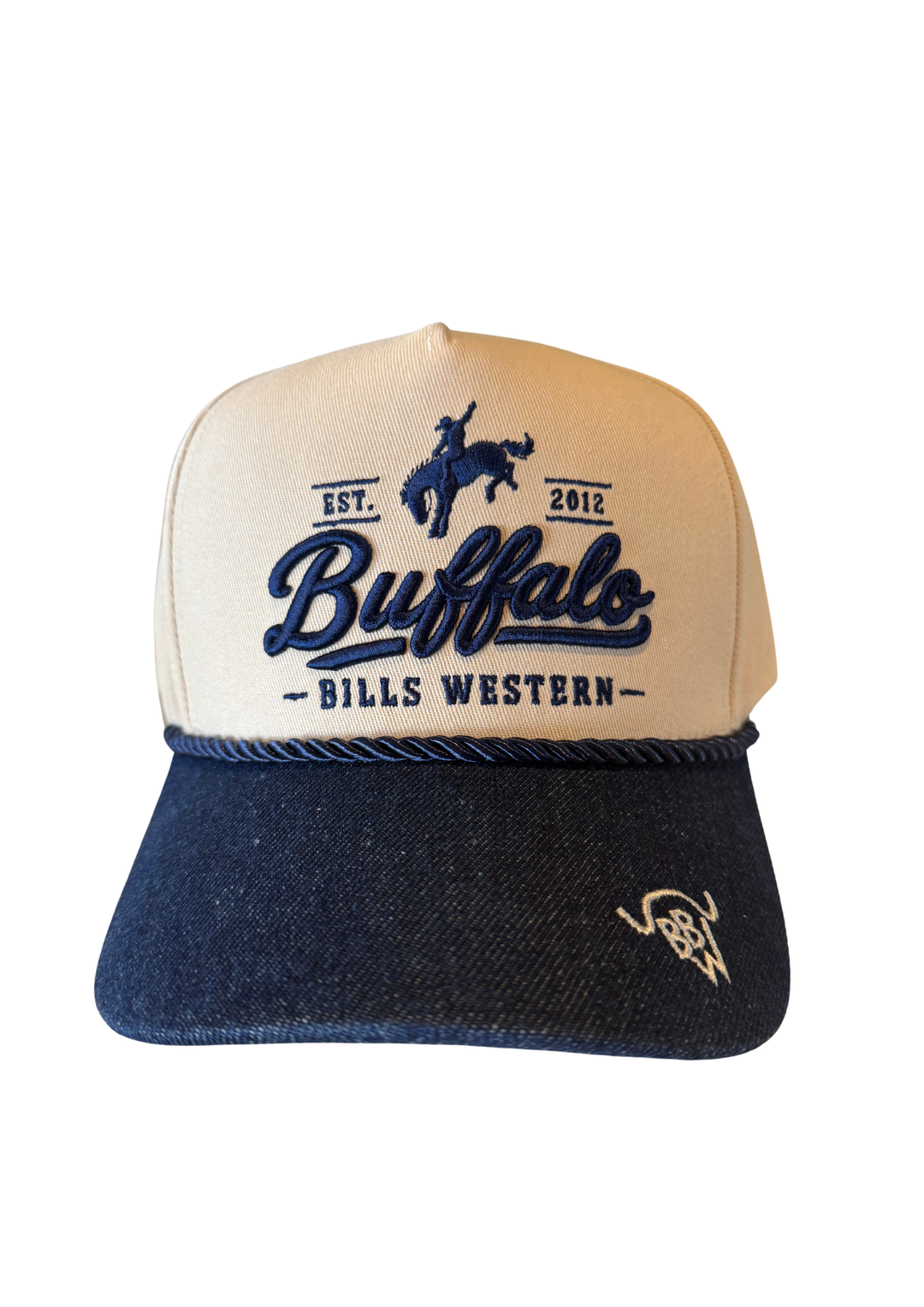 BBWS - Vintage Denim Bucker Full Fabric Cap
