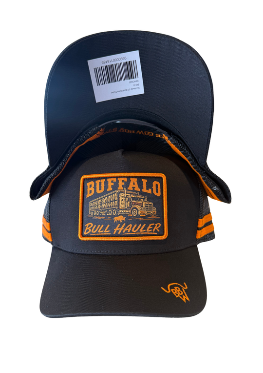 BBWS - Black/Ochre Bull Hauler 2.0 Patch Cap