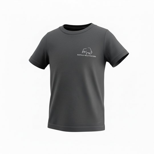 BBWS - Kids NT Logo Charcoal Tee