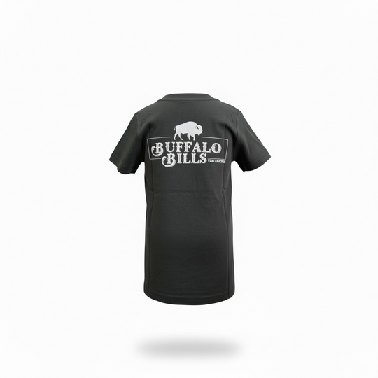 BBWS - Kids QLD Logo Charcoal Tee
