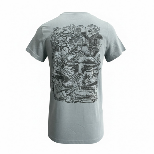 BBWS - Womens Dusty Blue Top End River Run Tee