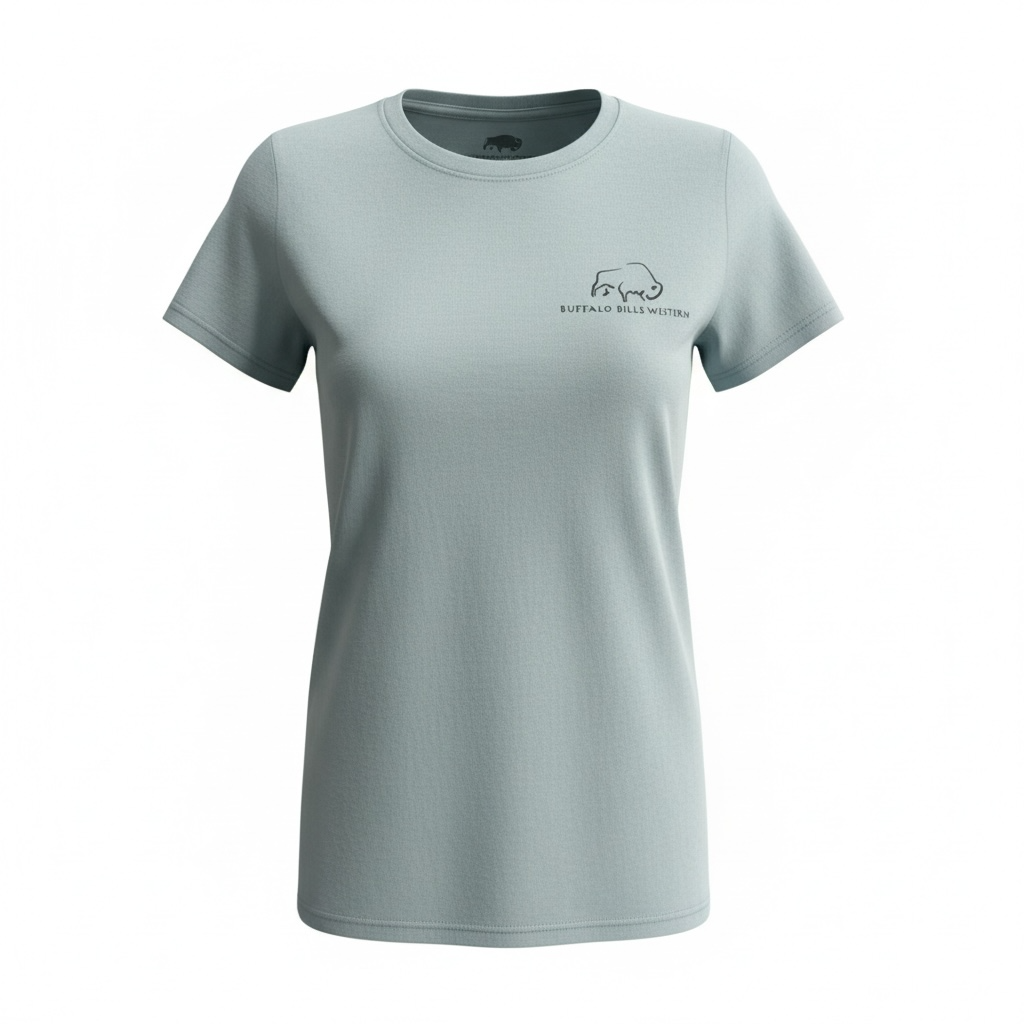 BBWS - Womens Dusty Blue Top End River Run Tee