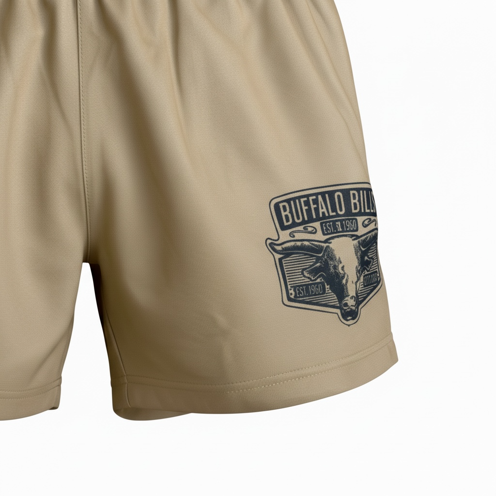 BBWS - Mens Ironbark Scrub Bull Footy Shorts