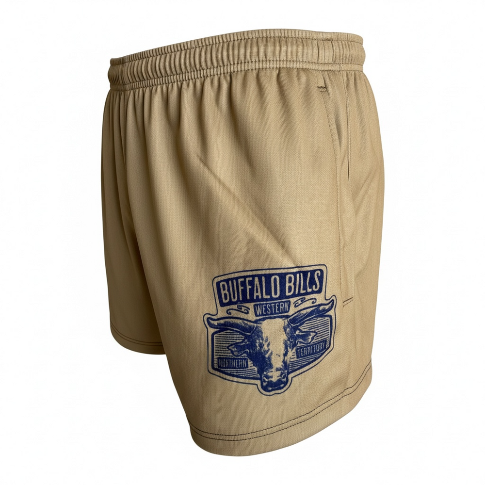 BBWS - Mens Navy Scrub Bull Footy Shorts