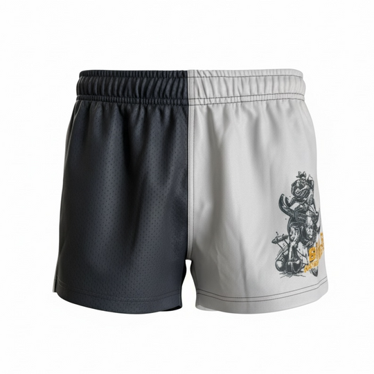 BBWS - Mens Wild Bill Hunter Gravel Footy Shorts
