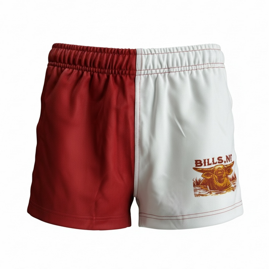 BBWS - Womens Rust Wallowing Buff Footy Shorts